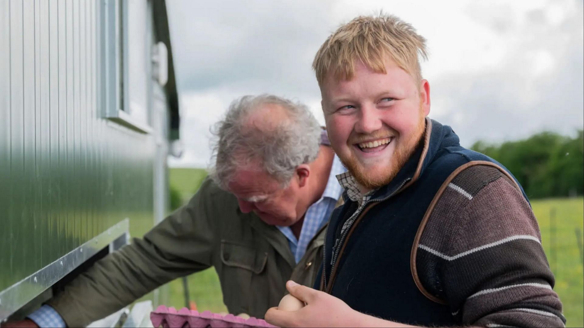 Kaleb Cooper, a standout presence in the show, helps run the daily farm operations and brings local expertise to the series. (Image via Amazon Prime)